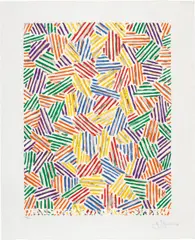 Cicada , from Marginalia by Jasper Johns, 1979, Screenprint in colours, on Kurotani Hosho paper, with full margins, sold Jan 2018