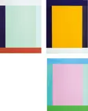 Anima Mundi 6-3 by Imi Knoebel, 2009/2014, Acrylic in colours, on three constructed plastic panels, each mounted to aluminium (as issued), sold Jan 2018