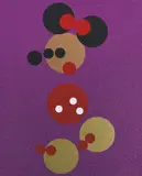 Minnie (Pink Glitter) by Damien Hirst, 2016, Screenprint in colours with glitter, on Somerset paper, the full sheet, sold Jan 2018