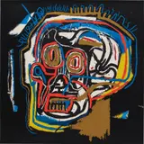 Head , from Portfolio I by Jean-Michel Basquiat, 1983/2001, Screenprint in colours, on wove paper, the full sheet, sold Jan 2018