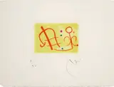 Joan Miró, Fusée (Rocket): one plate, 1959, Etching and aquatint in colours, on wove paper, with full margins