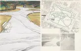 Christo & Jeanne-Claude, Wrapped Walk Ways, Project for St. Stephen's Green Park, Dublin