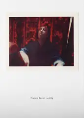 Polaroid Portrait, Francis Bacon 14.7.69 by Richard Hamilton, 2010, Digital restoration in colours of a polaroid photograph, mounted to heavy-weight wove paper (as issued), sold Jan 2018