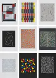 Anni Albers, Connections, 1925/1983, The complete set of nine screenprints in colours, on Cartiere Miliani of Fabriano Umbria Italia and Fabriano Cotton papers, with full margins, with an introduction From the Line to the Texture by the publisher, the sheets loose (as issued), contained in original paper-covered cardboard portfolio with printed title