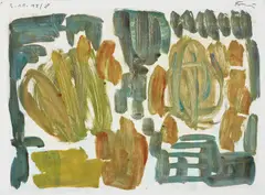Untitled by Günther Förg, 1998, Monotype in colours, on wove paper, with full margins, sold Jan 2018