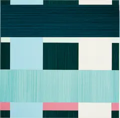 Face 15 by Imi Knoebel, 2002, Acrylic in colours, on constructed plastic panel, mounted to aluminium (as issued), offered Jan 2018