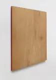 Mennige (Red Lead) by Imi Knoebel, 1988, Two plywood boards mounted together (as issued), painted on the inside with lead teroxide in red, with a nail in each co, sold Jan 2018