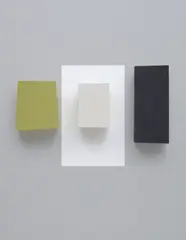 Betoni by Imi Knoebel, 1990, Unique concrete sculpture painted in white, with wire loop for wall hanging on the reverse, sold Jan 2018