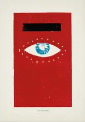Thomas Schütte, Sei Wachsam! (Be Vigilant!), 1988, Linocut in colours, on smooth wove paper, with full margins