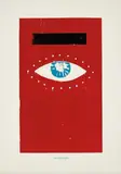 Thomas Schütte, Sei Wachsam! (Be Vigilant!), 1988, Linocut in colours, on smooth wove paper, with full margins