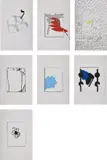 Richard Tuttle, A Drawing Book, 1983, The complete set of seven screenprints in colours, on thick card, the full sheets