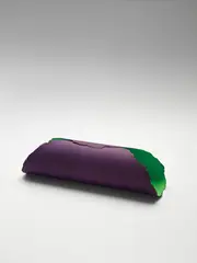 Guggenheim Tondo by Dan Flavin, 1992, Double-sided mezzotint in purple and green (one on each side), on handmade paper, the full sheet rolled and fastened wit, sold Jan 2018