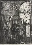 Jasper Johns, Land's End, 1979, Lithograph, on Kurotani paper, the full sheet