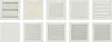 Paintings and Drawings 1974-1990 by Agnes Martin, 1991, The complete set of 10 lithographs in colours, on firm transparency paper, with full margins, with text, the sheets loos, sold Jan 2018