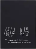 Ligaments of the Elbow , from Anatomy by Jean-Michel Basquiat, 1982, Screenprint, on Arches 88 paper, with full margins, sold Jan 2018