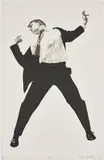 Robert Longo, Untitled V , from Men in the Cities