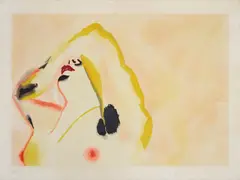 Morning by Francesco Clemente, 1982, Woodcut in colours, on Kozo paper, with full margins, sold Jan 2018