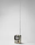 Edward Kienholz and Nancy Kienholz, The Econo-Can, 1977, Multiple comprising metal tin can with a Fresnel lens system, soldered fixings, antennae, and hand-applied epoxy resin