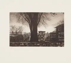 Rosedale House , from Ten Etchings by Peter Doig, 1996, Etching and aquatint in colours, on wove paper, with full margins, sold Jan 2018