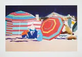 Hurvin Anderson, Sun Shade, 2013, Giclée print in colours with unique hand-colouring in acrylic, on Hahnemühle etching paper, with full margins