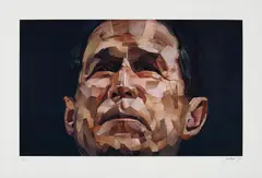 Jonathan Yeo, Bush, 2007, Screenprint in colours, on wove paper, with full margins