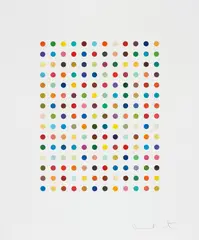 Ethidium Bromide Aqueous Solution by Damien Hirst, 2005, Aquatint in colours, on Hahnemühle etching paper, with full margins, sold Jan 2018