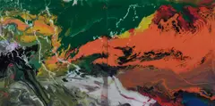 Flow (P15) by Gerhard Richter, 2016, Digitaler Farbfotoabzug auf Diasec, sold Jan 2018