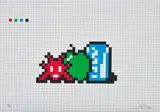 Invader, Still Life with Pocari Can, 2014, Screenprint in colours, on wove paper, the full sheet