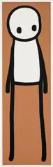 Book (Brown) by Stik, 2015, Screenprint in colours, on wove paper, with full margins, sold Jan 2018