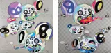 Spiral ; and Parallel Universe by Takashi Murakami, 2014, Two offset lithographs in colours, on smooth wove paper, the full sheets, sold Jan 2018