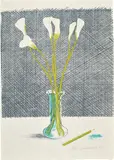 David Hockney, Lillies, from Europäische Graphik No VII, 1971, Lithograph in colours, on Japanese paper, the full sheet