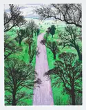 David Hockney, Winter Road Near Kilham