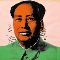 Mao by Andy Warhol, 1972, screenprint; framed, sold Jun 2018