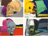 Skulls by Andy Warhol, 1976, The complete set of four screenprints in colours, on Strathmore Bristol paper, the full sheets, offered Jun 2018
