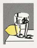 Roy Lichtenstein, Untitled (Still Life with Lemon and Glass), from For Meyer Schapiro, 1974, Lithograph and screenprint in colours with debossing, on smooth wove paper, with full margins