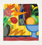 Tom Wesselmann, Mixed Bouquet with Leger, 1993, Screenprint in colours, on museum board, with full margins