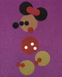 Minnie (Pink Glitter) by Damien Hirst, 2016, Screenprint in colours with glitter, on wove paper, the full sheet, offered Jun 2018