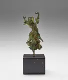 Carmen - Castanets by Salvador Dalí, c.1970, Bronze with green patina, on a marble base, contained in the original foam-lined wooden box, sold Jun 2018