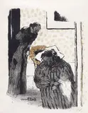 Édouard Vuillard, La Sieste ou la convalescence (Siesta or Convalescence), 1893, Lithograph in colours, on wove paper, with full margins