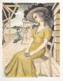 Paul Delvaux, Anne songeuse (Pensive Anne)