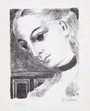 Paul Delvaux, Anne de profil (Anne's Profile)