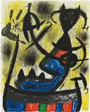 Il Circulo de piedra (The Circle of Stone): one plate by Joan Miró, 1971, Lithograph in colours, on wove paper, the full sheet, sold Jun 2018