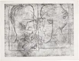 Marcel Duchamp, The Chess Players, 1965, Etching, on handmade laid paper, with full margins