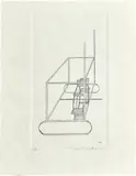 Marcel Duchamp, The Water Mill, 1965/67, Etching and aquatint, on Japanese paper, with full margins