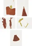 Joseph Beuys, Five Lithographs, 1977, The complete set of five lithographs in brown and gold, on wove paper, the full sheets