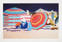 Hurvin Anderson, Sun Shade, 2013, Giclée print in colours with unique hand-colouring in acrylic, on Hahnemühle etching paper, with full margins