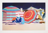 Hurvin Anderson, Sun Shade, 2013, Giclée print in colours with unique hand-colouring in acrylic, on Hahnemühle etching paper, with full margins