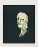 Francis Bacon, Masque mortuaire de William Blake (after Study of Portrait based on The Life Mask of William Blake, 1955)