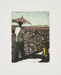 Lapeyrouse Wall by Peter Doig, 2004, Etching and aquatint in colours, on wove paper, with full margins, offered Jun 2018