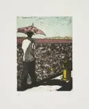 Peter Doig, Lapeyrouse Wall, 2004, Etching and aquatint in colours, on wove paper, with full margins